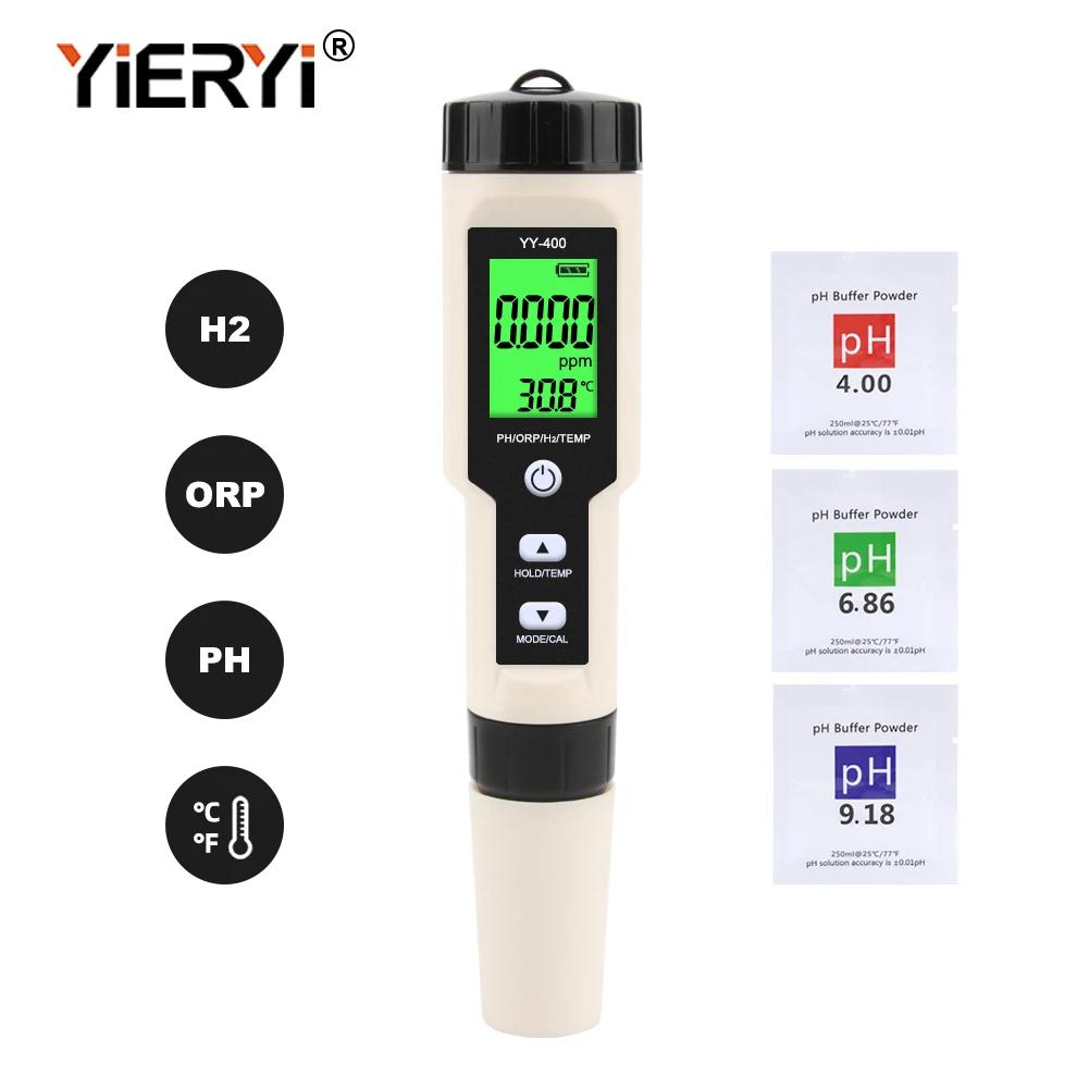 Yieryi-Testeur d'hydrogène et d'eau, analyseur d'oxygène réactif, moniteur 4 en 1, compteur H2 PH OR