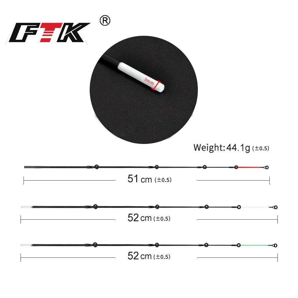 FTK Fiber Glass Top Tip M/L/H 50-120g Feeder carp rod Top Tip Accessoires de pêche Matériel de pêche