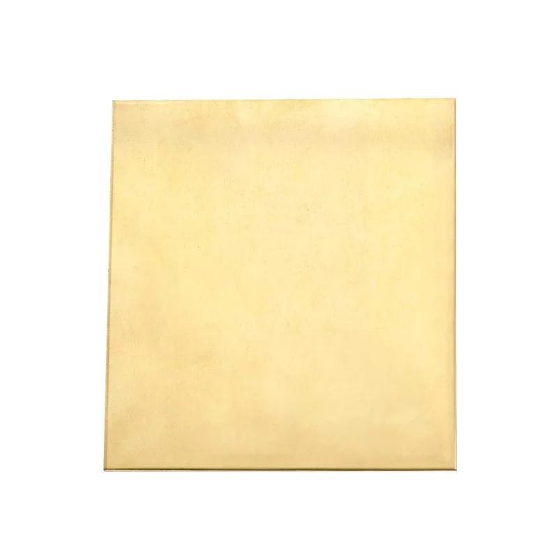 Feuille de laiton épaisseur 0.1-8mm, découpe de plaques en laiton, cadre CNC, modèle moule, bricolag