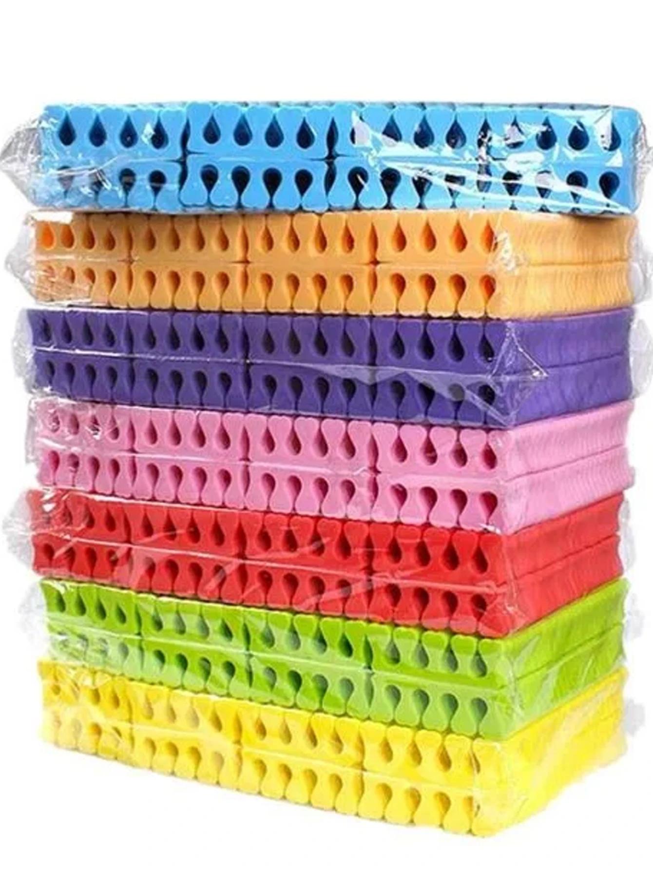 Séparateurs d'orteils pour Nail Art, 100 à 200 pièces/paquet, éponge pour pieds, vernis Gel UV doux,