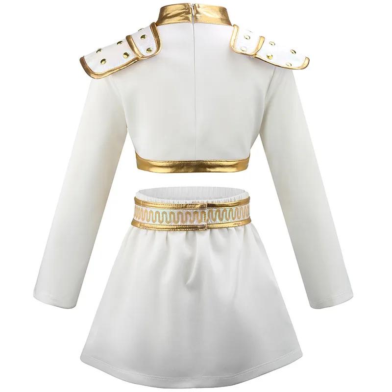 Costume de fête d'halloween de Style K-POP pour enfants, tenue de spectacle idole avec haut et jupe