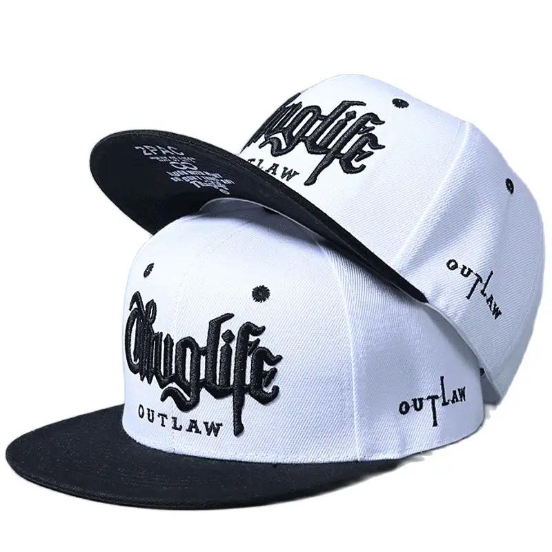Thuglife-Casquette de Baseball Hip Hop pour Adulte, Chapeau de Plein Air Décontracté, Réglable, 1 Pi