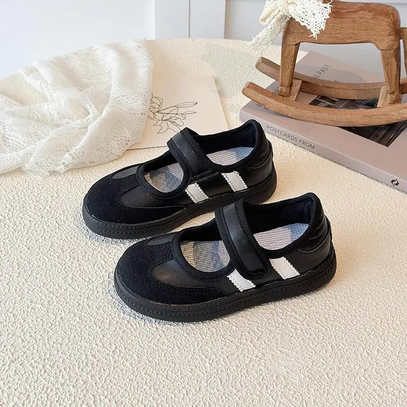 2025 enfants chaussures décontractées pour les filles printemps automne nouvelle mode Style coréen f