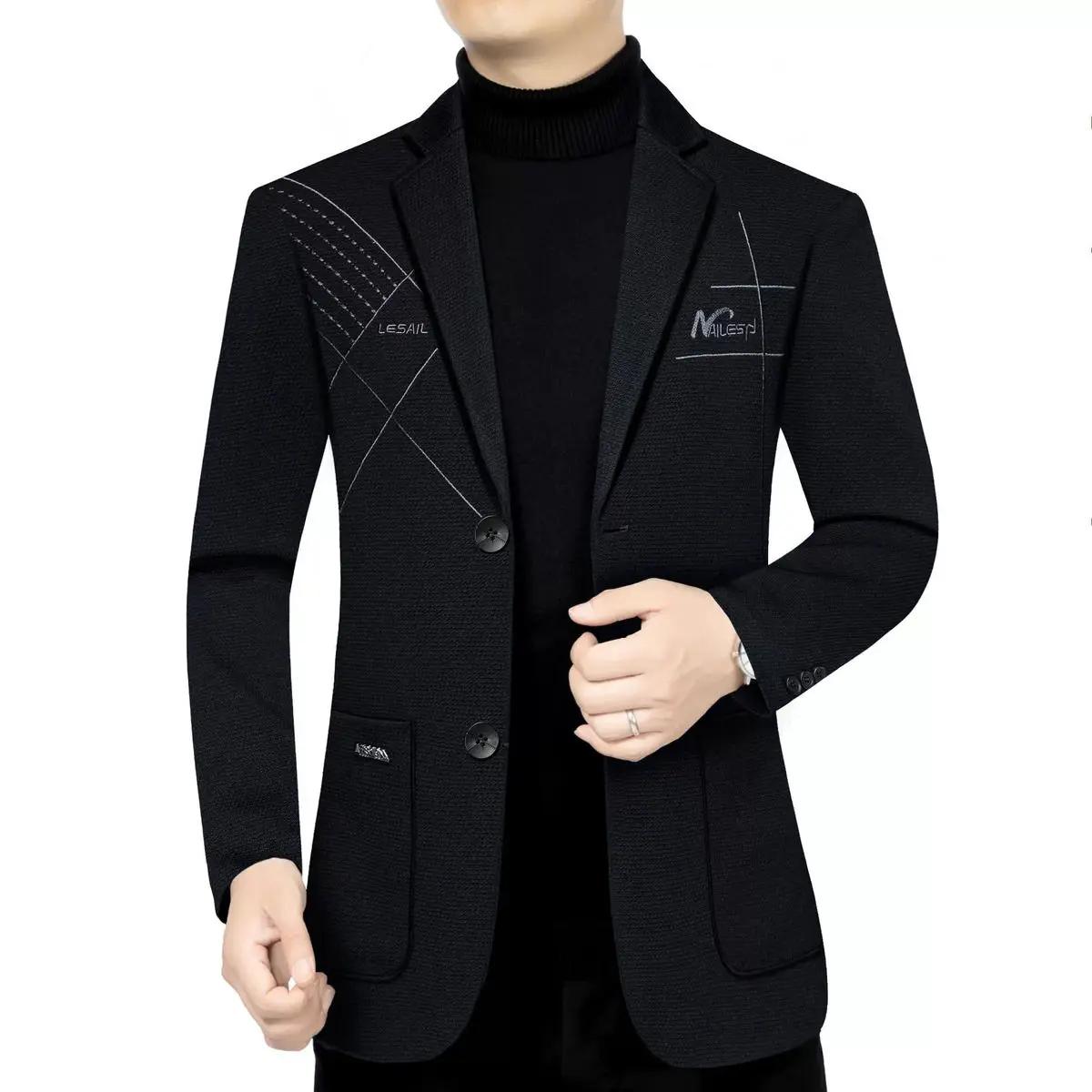 Les vestes de costume décontractées haut de gamme pour hommes pour le printemps et l'automne sont po