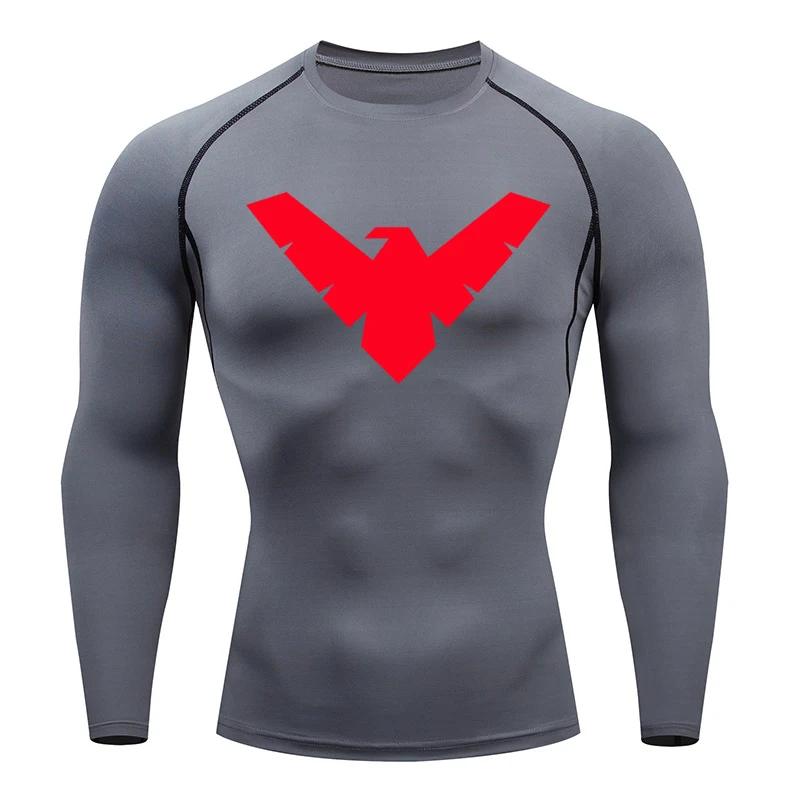 Chemise de compression à manches courtes pour hommes, haut de sport, t-shirt de course, séchage rapi
