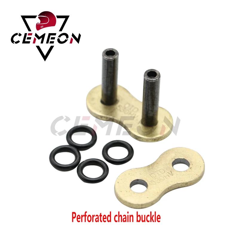 Boucle de chaîne pour moto Honda Yamaha Kawasaki Suzuk, Type 428/520/525/530 O, joint d'huile épais,