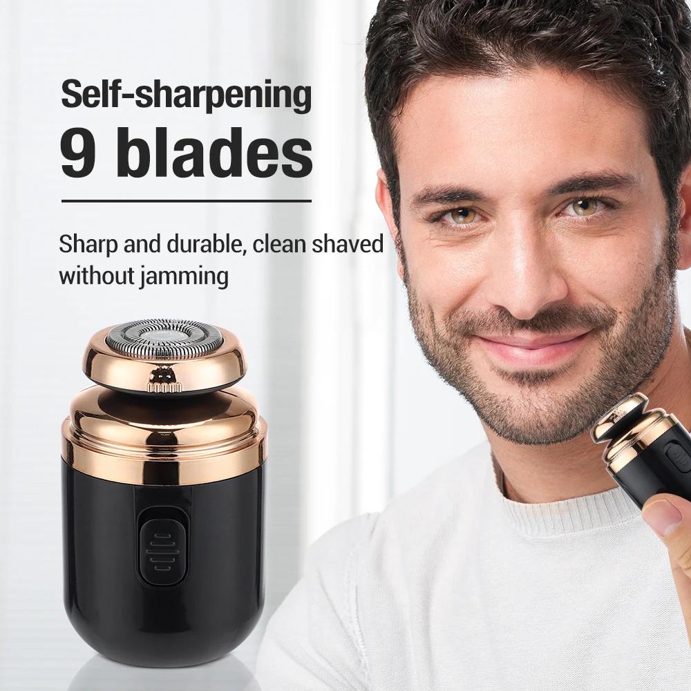 Mini rasoir électrique lavable de voyage, Capsule de chargement de Type c, coupe des poils du nez, f