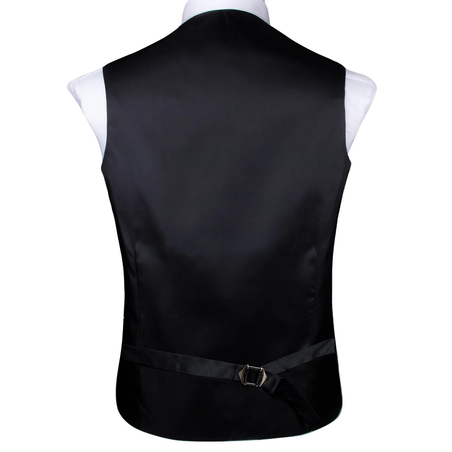 Ensemble Gilet et Cravate pour Homme Bleu Marine Royal, Veste sans Manches, Cravate, Pochette, Bouto
