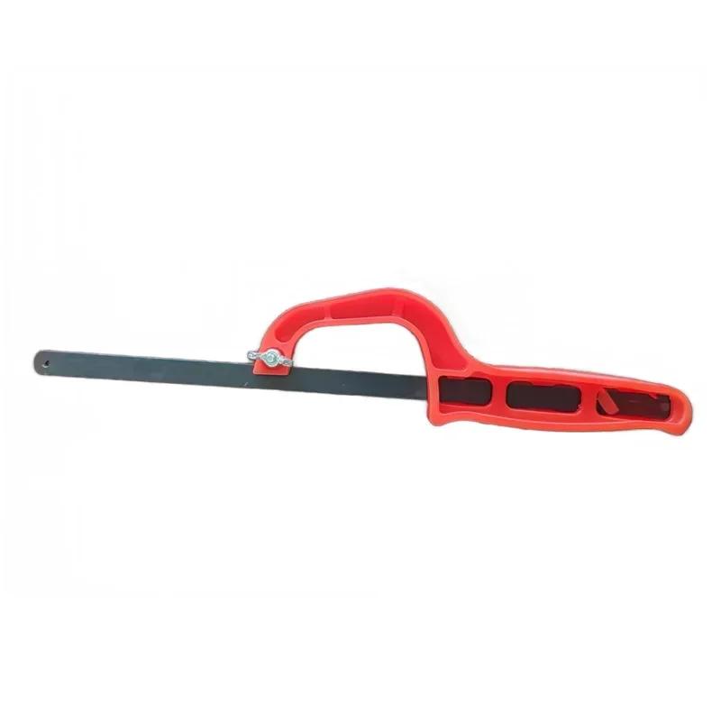 1PC Mini scie rouge réglable scie à métaux scie à bois Portable scie à main poignée en plastique out