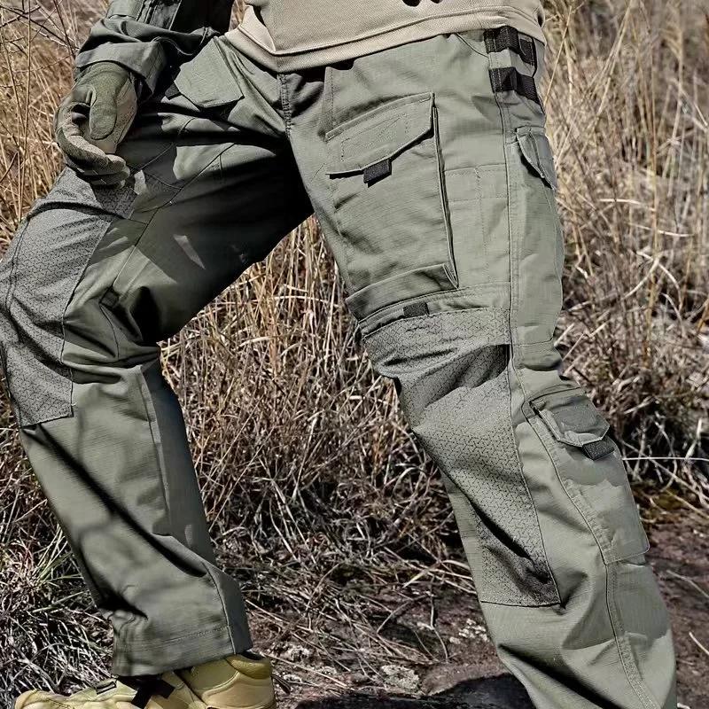 Combinaisons tactiques vêtements de travail pantalons hommes camouflage militaire résistant à l'usur