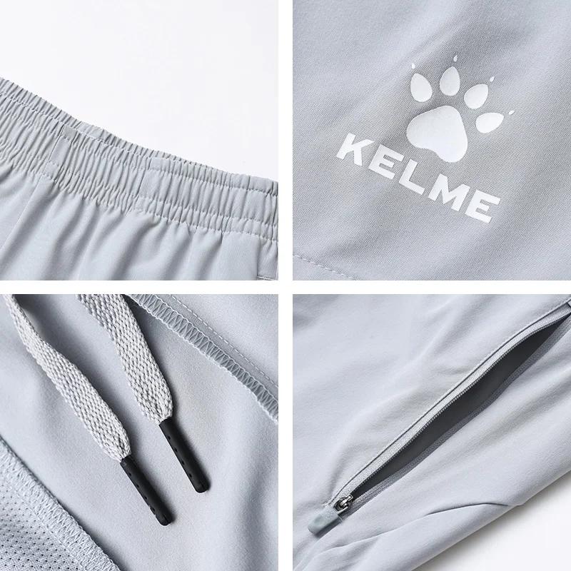 KELcloser-Pantalon d'entraînement de fitness pour homme, fin, séchage rapide, tissé, course à pied,