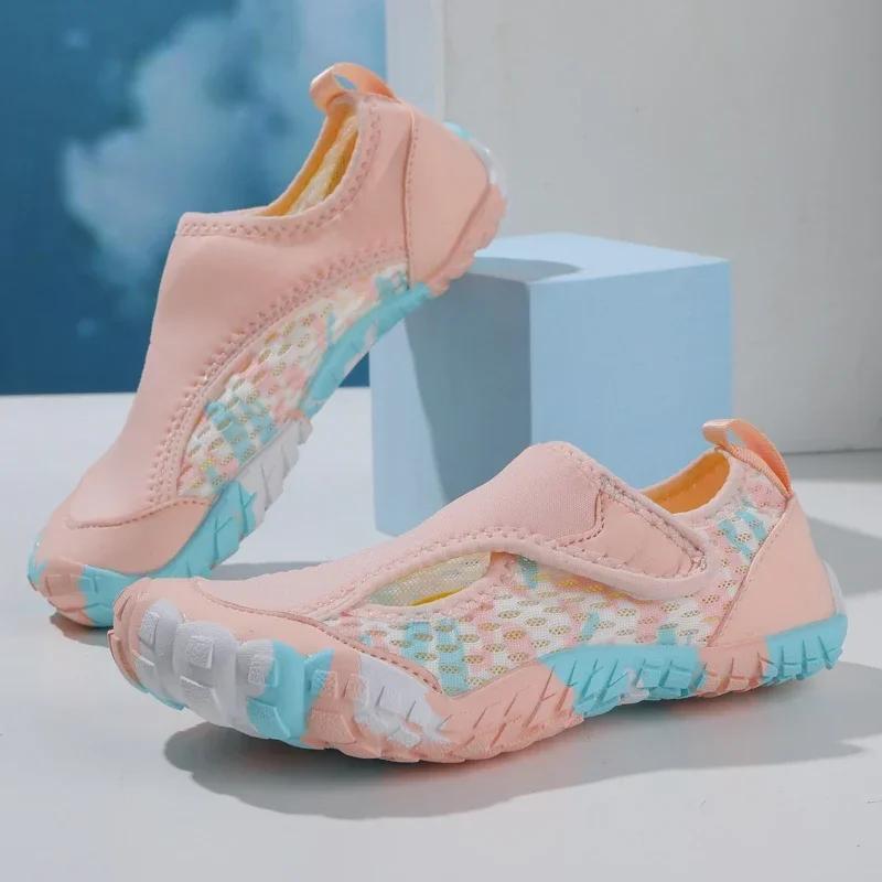 Baskets de plage à séchage rapide pour enfants, chaussures de sport aquatiques pour enfants, chaussu