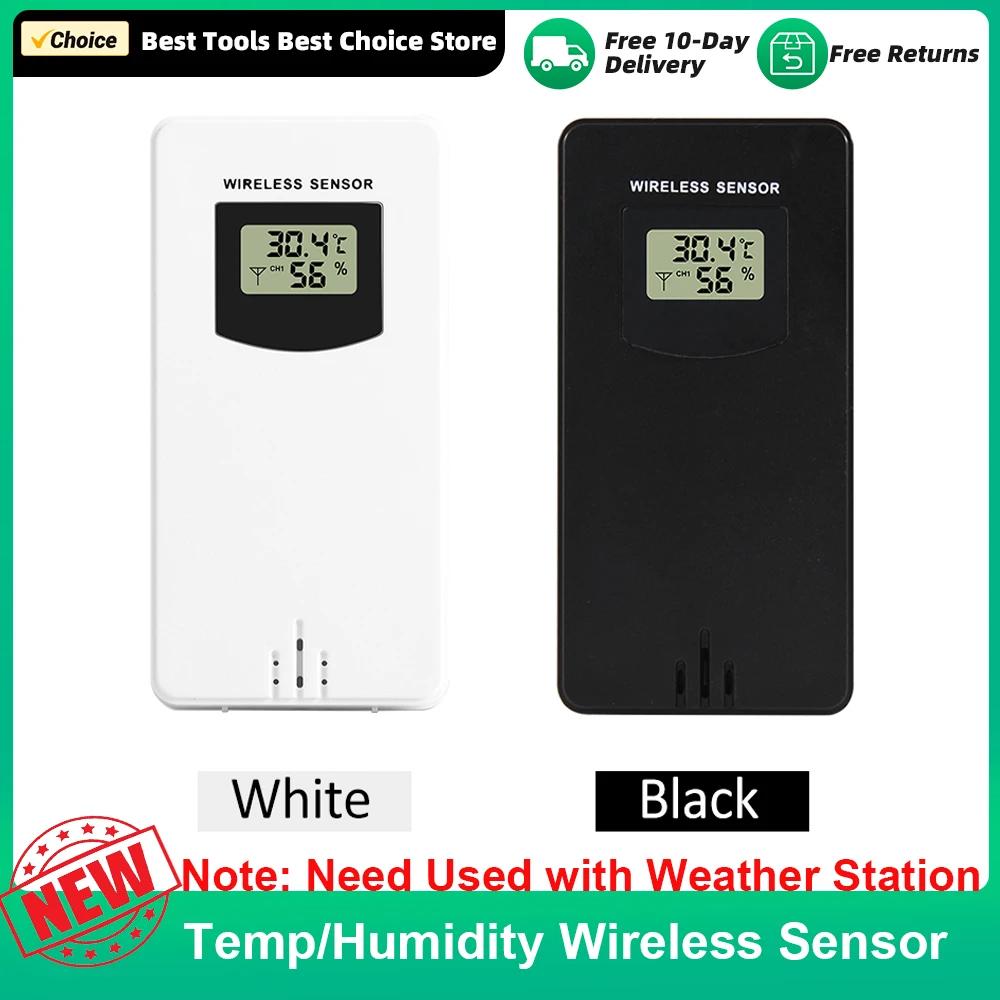 Hygromètre à capteur sans fil de température et d'humidité, thermomètre numérique électronique intér