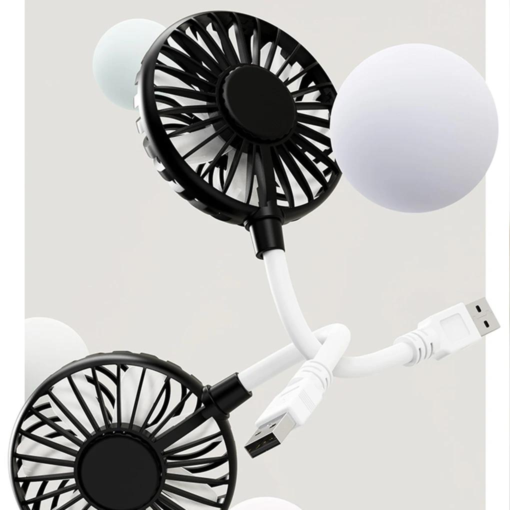 Ventilateur USB portable, mini refroidisseur d'air, pour camping, bureau, table, ordinateur portable
