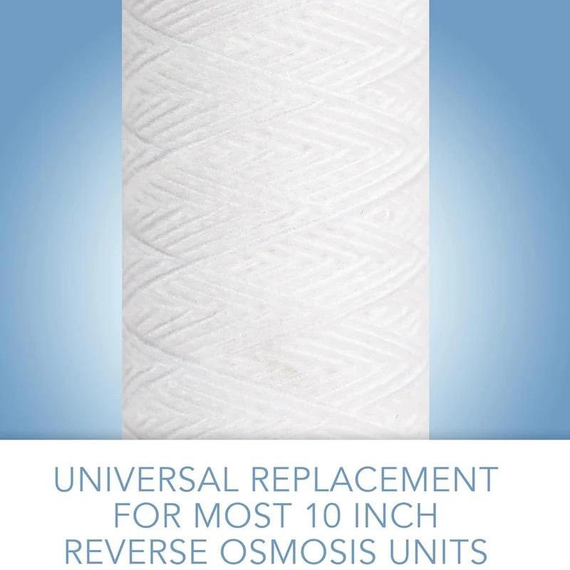 Cartouches de filtre à eau à sédiments enroulées universelles, 6 pièces, pour la plupart des unités