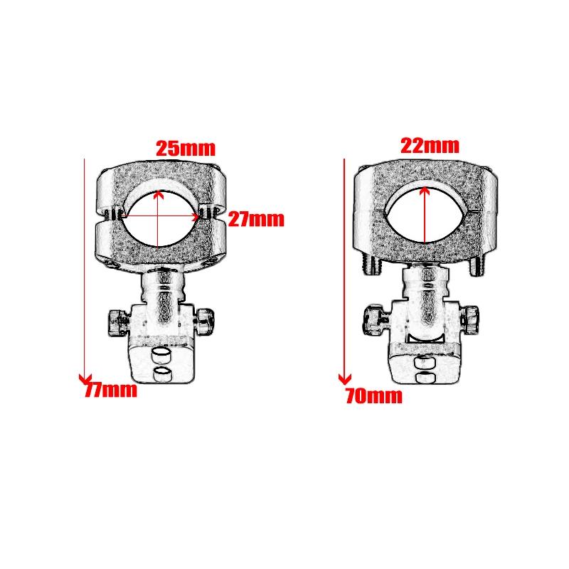 Supports de phares antibrouillard pour motos, 1 pièce, feux auxiliaires pour BMW R1200GS LC ADV R125