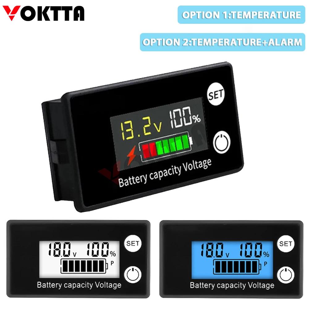 DC8-100V batterie indicateur de capacité LCD numérique compteur d'électricité plomb-acide Lithium ve
