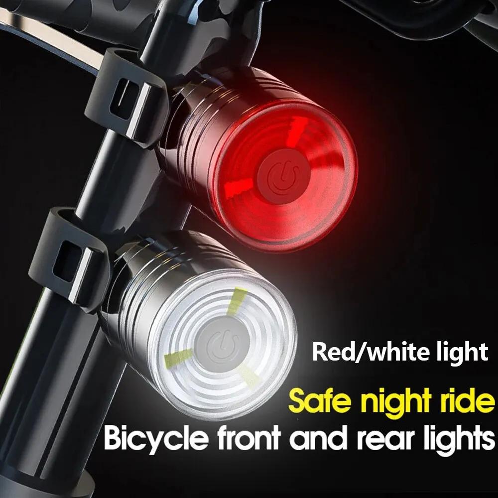 Feu arrière de vélo LED étanche, 3 Modes d'éclairage, en alliage d'aluminium, pour tige de selle de