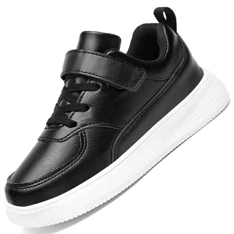 Enfants décontracté enfants blanc noir baskets chaussures mode Chaussure Enfant respirant garçons Te