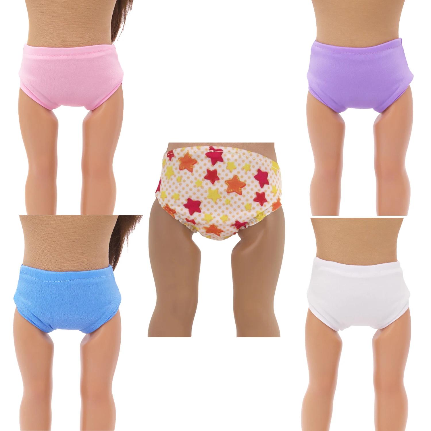 Accessoires de poupée américaine de 18 pouces, sous-vêtements étoile de couleur unie pour bébé de 43