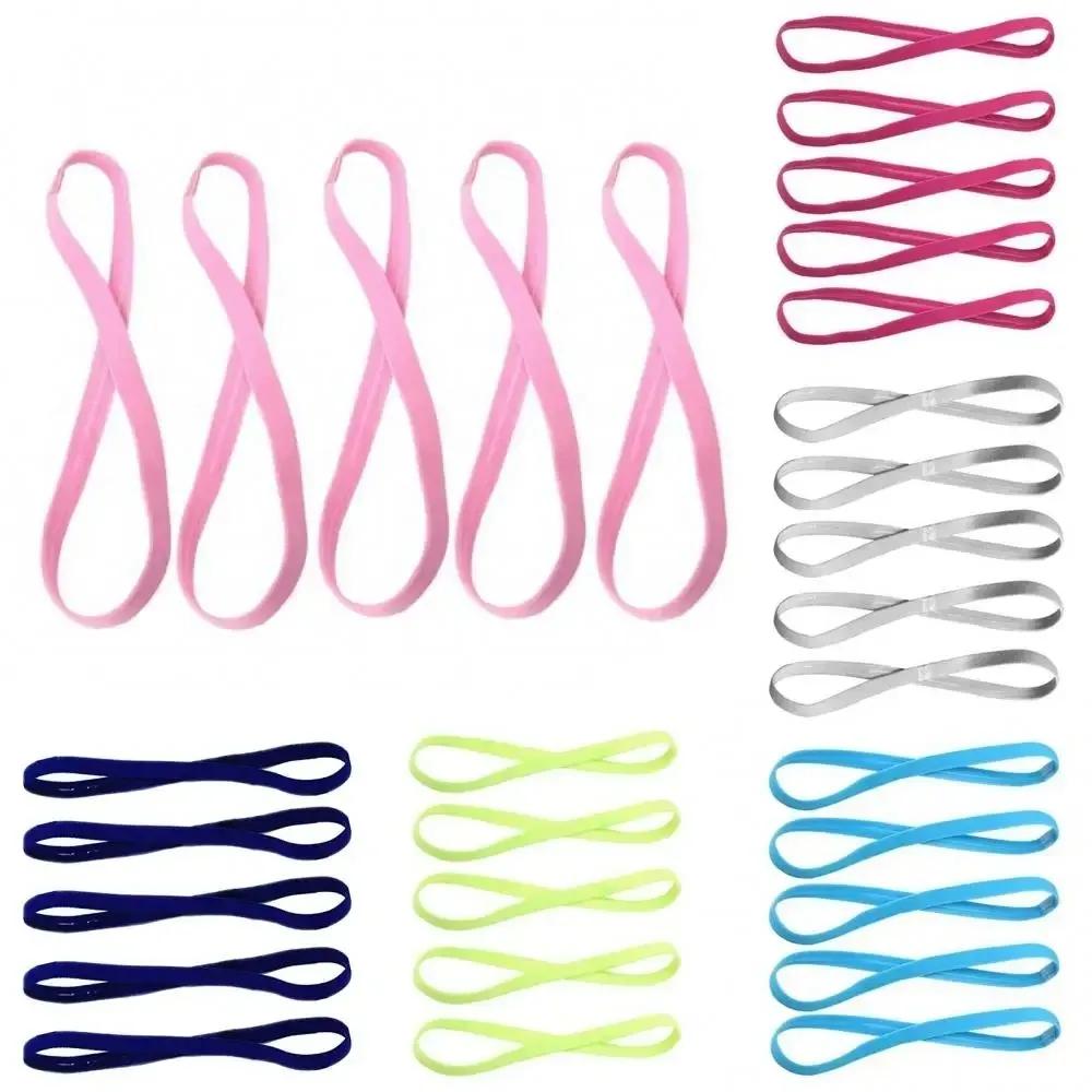 Bandeaux de cheveux de yoga pour hommes et femmes, bande de sauna de sport bande de course non ald,