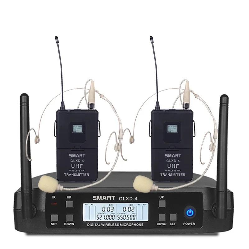 Microphone sans fil système professionnel UHF automatique segment U FM boucle mobile fréquence 60M f