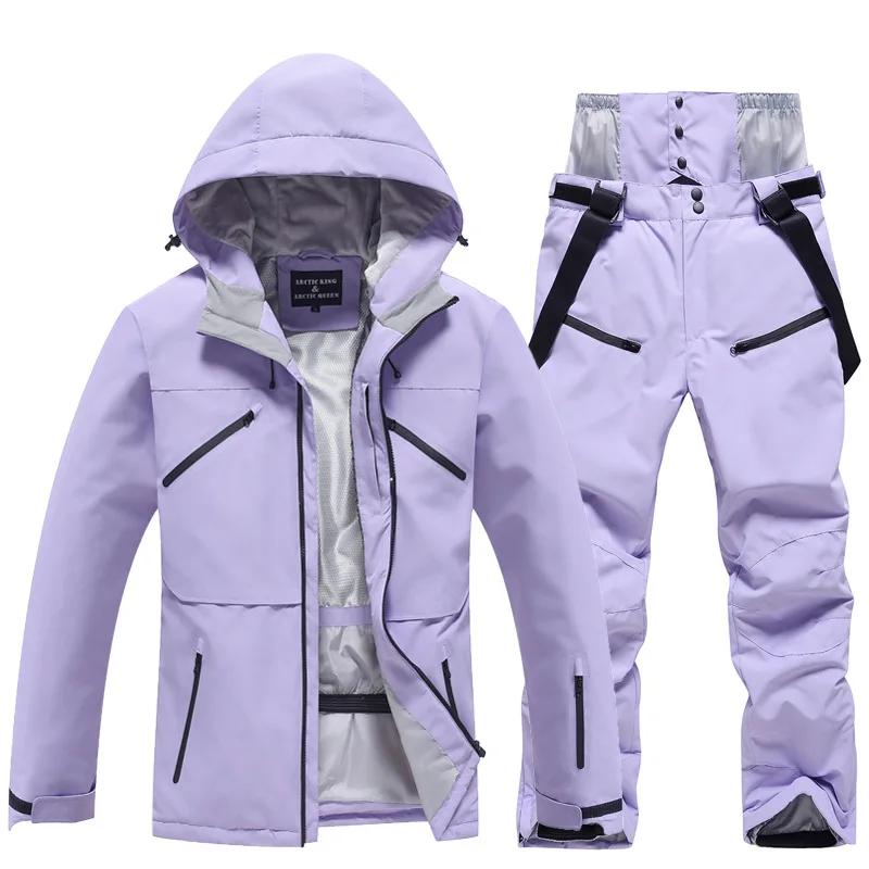 Combinaison de Ski pour hommes et femmes, nouvelle mode d'hiver, coupe-vent, imperméable, veste et p