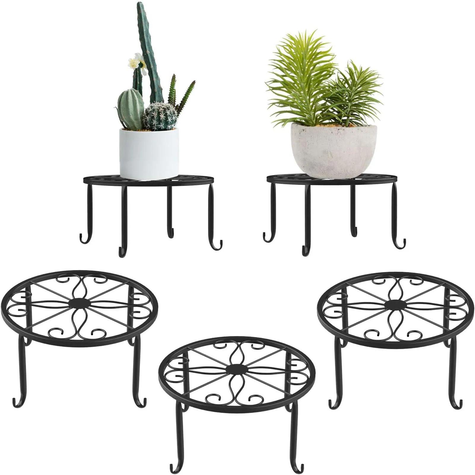 Support de plante en métal, 1 pièce, support de Base de Pot de fleur, tabouret pour maison, jardin,