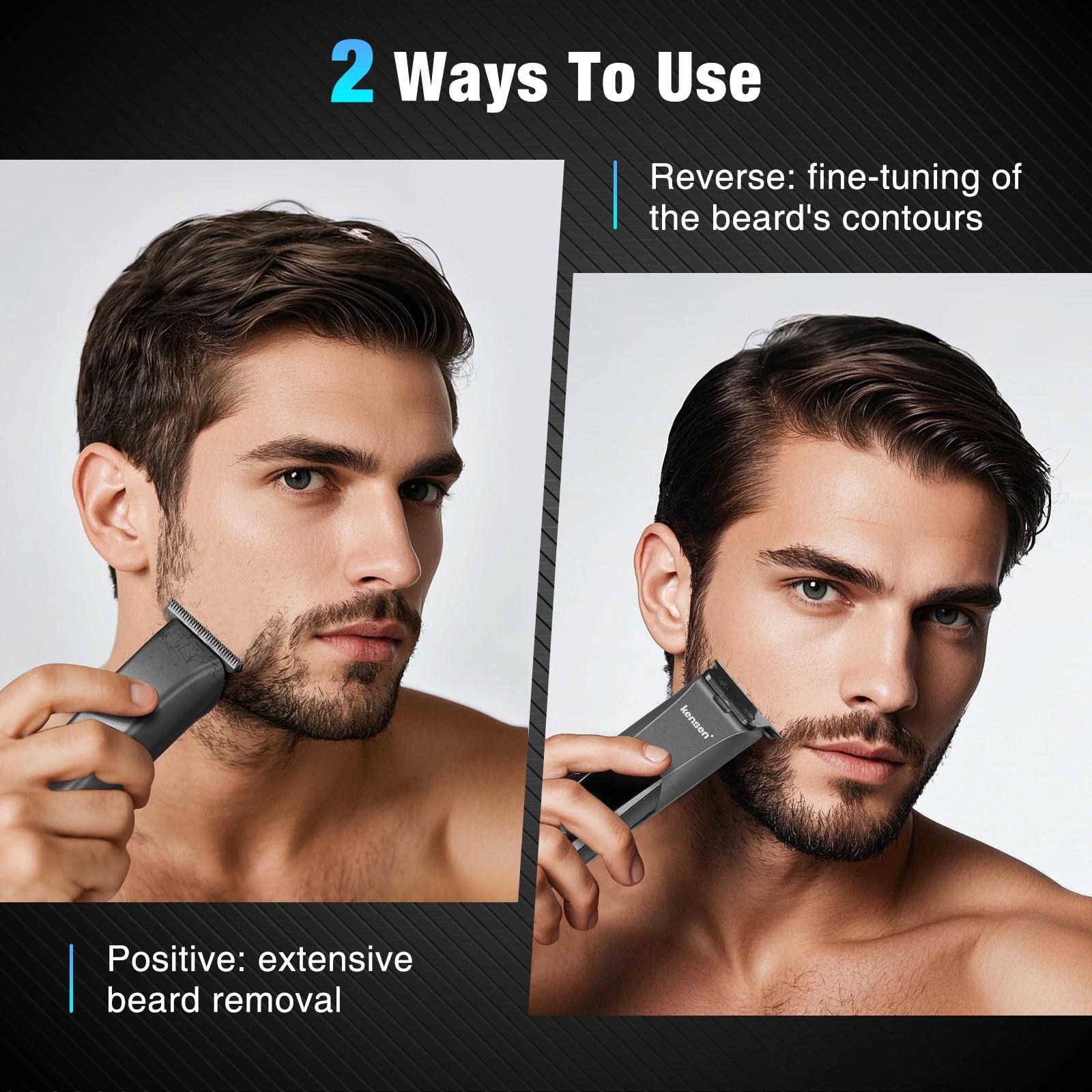 Kensen rasoir électrique hommes corps cheveux rasoir réglable Machine de coupe de cheveux tondeuse à