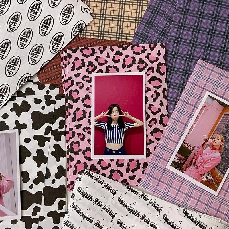 Grille de vache à lait rétro, matériel de collage, papier de bricolage, scrapbooking, album, journal