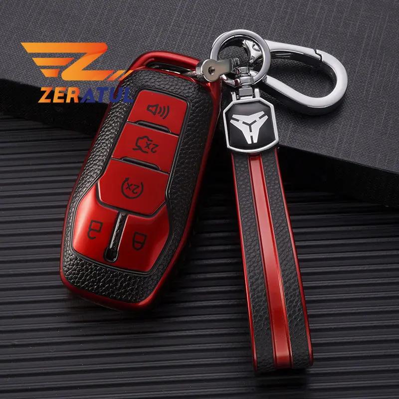 Étui en TPU pour clé télécommande, coque de porte-clés pour Ford Fusion Mondeo Mustang F 150 Explore