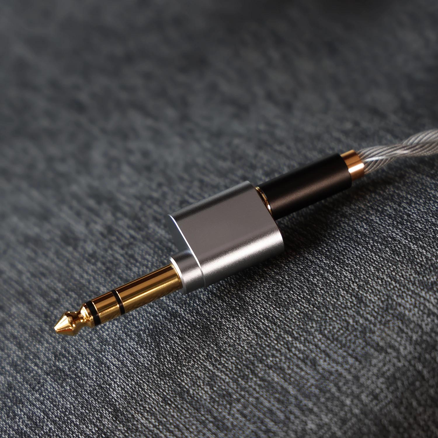 Adaptateur Audio DD ddHiFi DJ65B(AL) mâle 6.35mm à femelle 4.4mm pour appareils d'amplificateur de b
