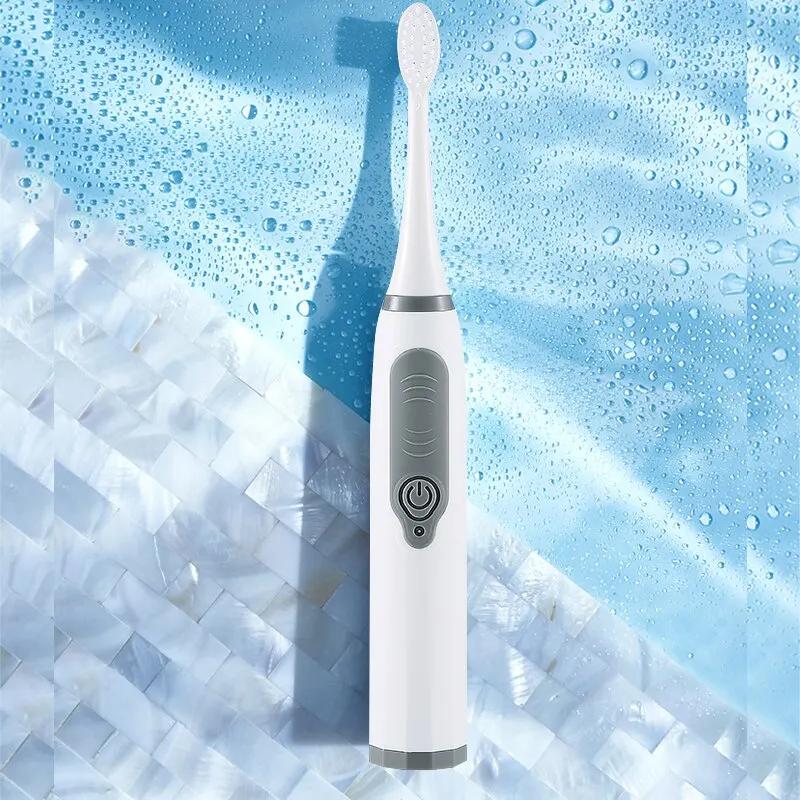 Brosse à dents électrique pour hommes et femmes, non rechargeable, domestique, poils souples, entièr