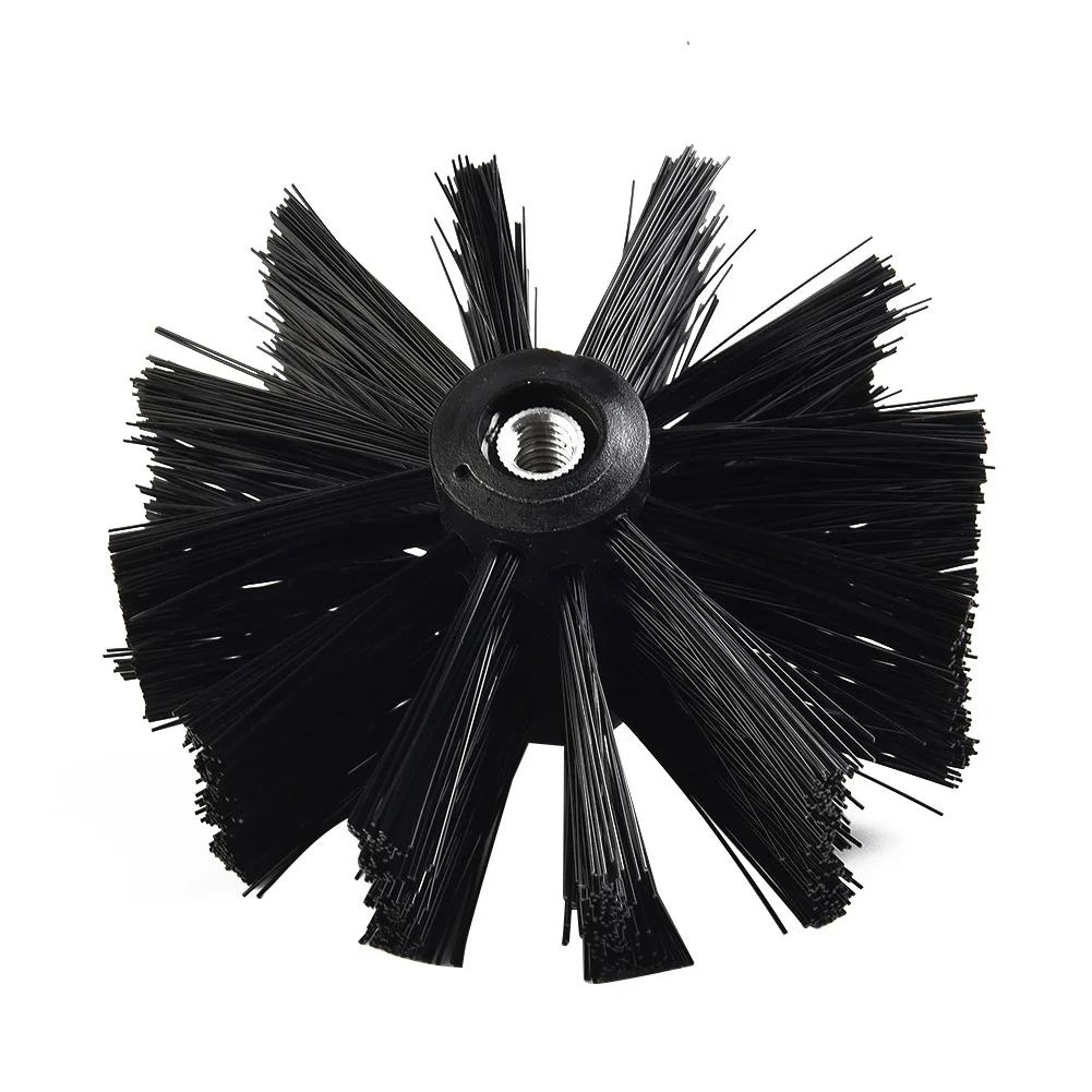 Brosse de cheminée rotative 100mm /150mm, sèche-linge en Nylon, brosse de nettoyage de ventilation,