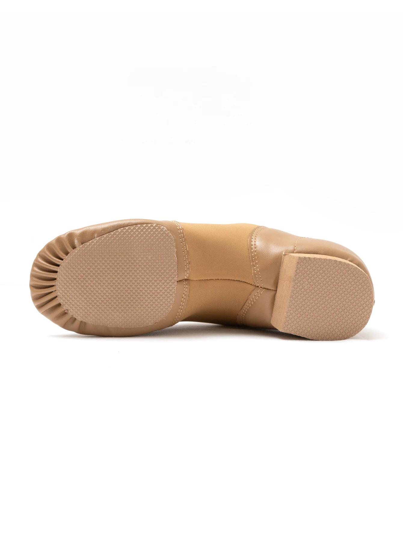 Chaussures de jazz unisexe à enfiler - Confort optimal pour danseurs femmes et hommes - Modèle souple