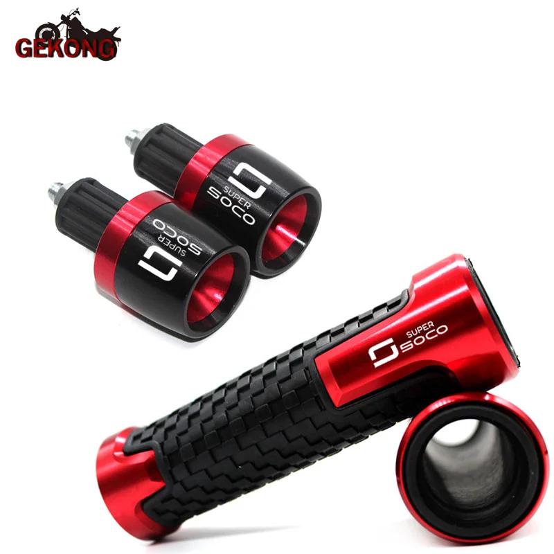 Pour SUPER SOCO CPX CUX TC 50/MAX/WANDER TS poignées de guidon de moto embout de barre de poignée