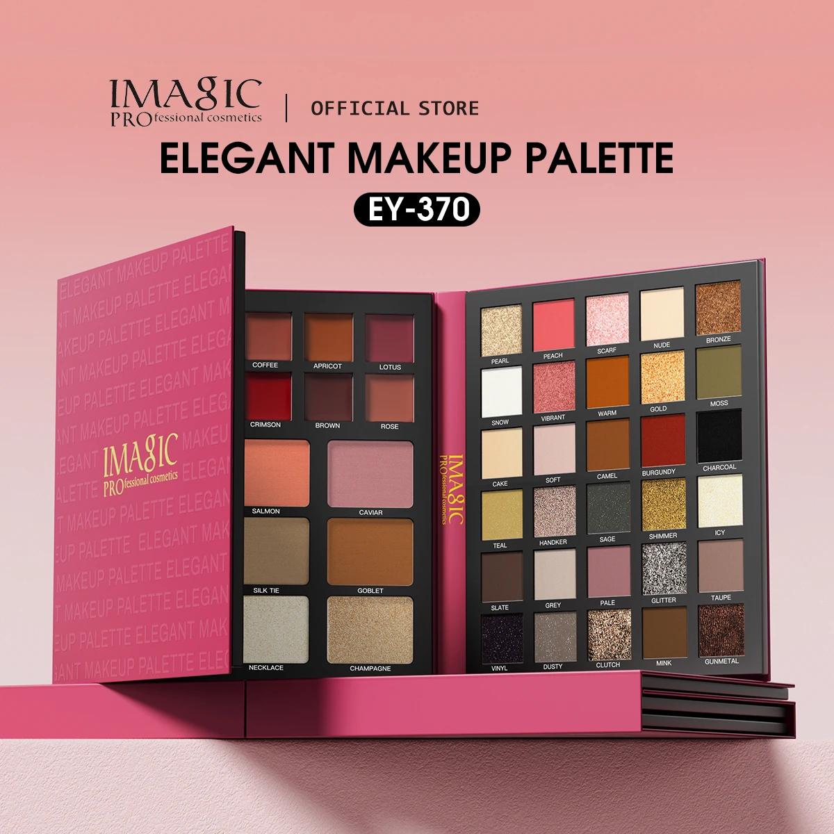 IMAGIC Palette de fards à paupières 5 en 1, 79 couleurs, non vol, longue durée, imperméable, EY-370