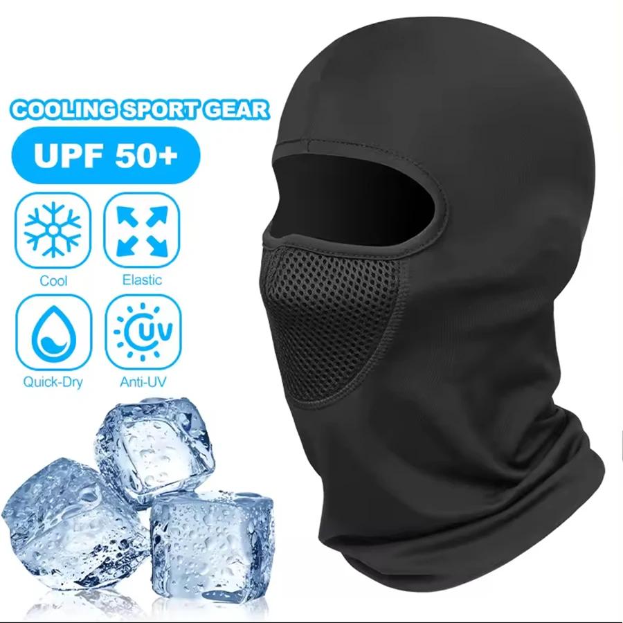 Masque de Protection contre le vent et la chaleur pour Moto, masque complet respirant, cagoule, chap