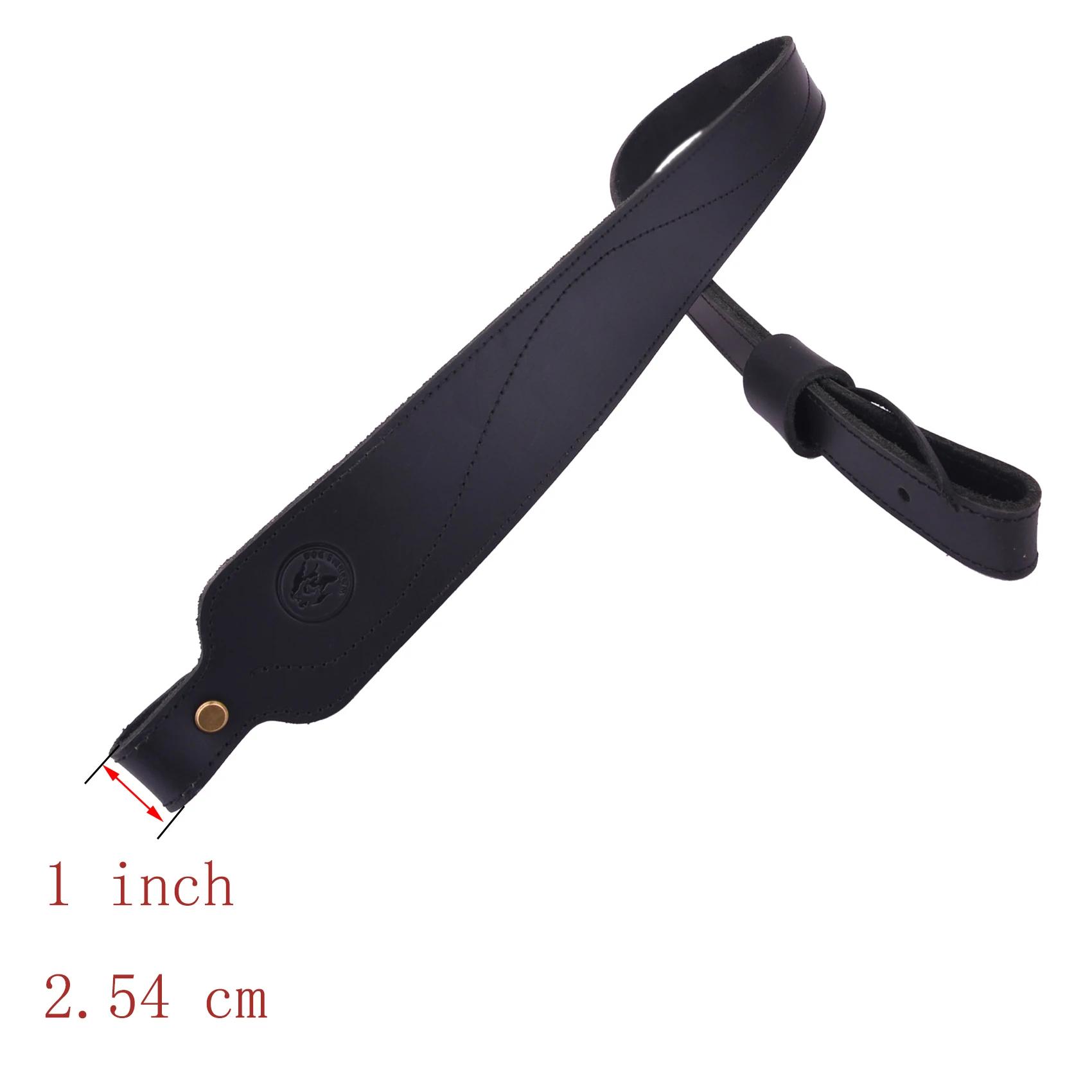 Sangle de fusil en cuir vintage réglable, odorde chasse, sangles initiées