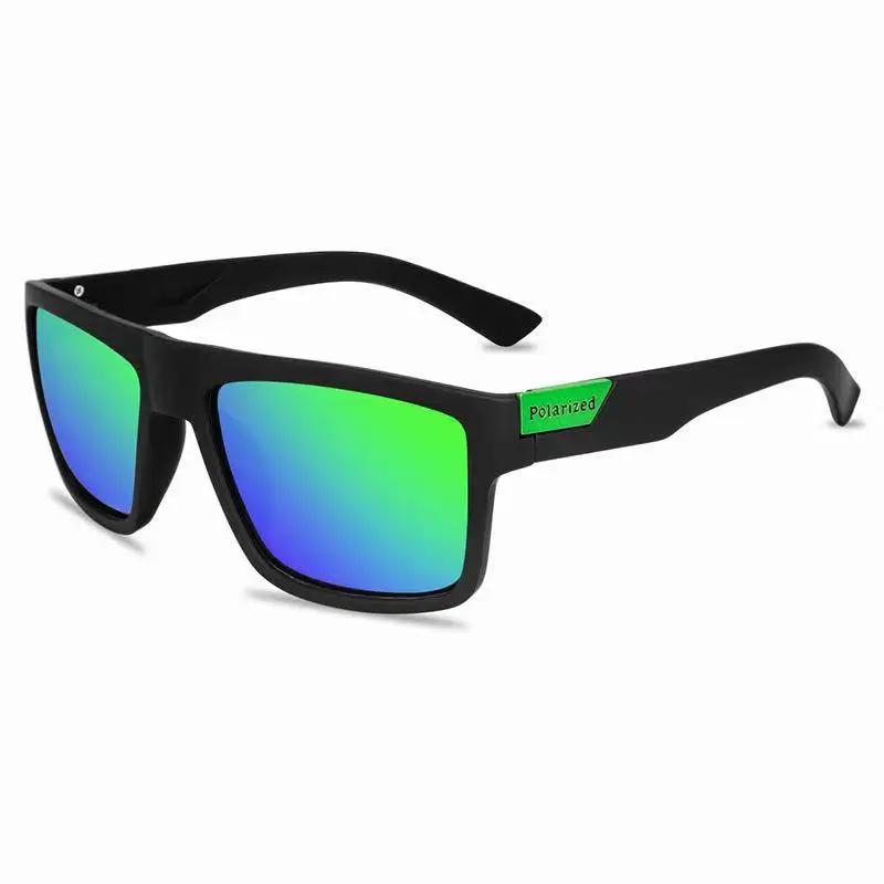 Lunettes de soleil polarisées de luxe pour hommes, carrées, Vintage, pour la conduite, l'escalade, l