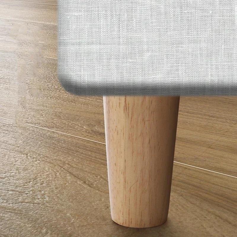 4 pièces pieds de meubles en bois pieds coniques tabouret canapé Table ordinateur bureau meubles jam