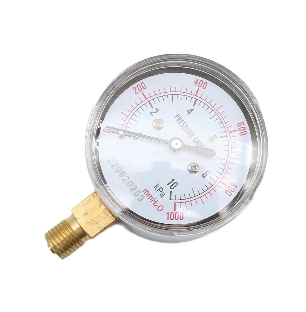 Manomètre à membrane YE60 10KPa, compteur de gaz protégé par surpression, micro-pression, compteur K