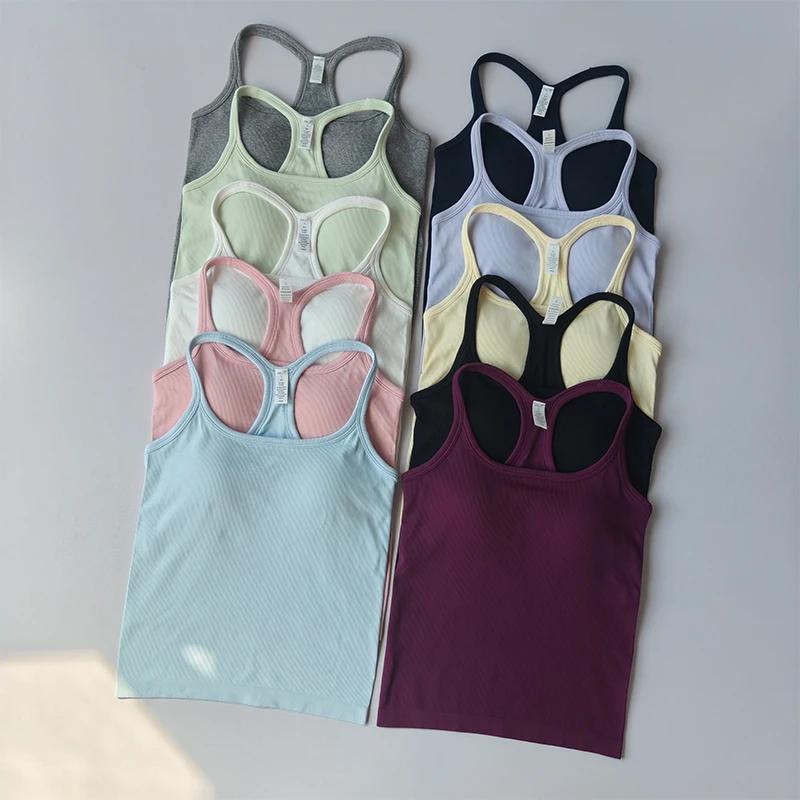 Gilet de sport Anti-choc, sous-vêtements de course à séchage rapide avec coussinet de poitrine, Fitn