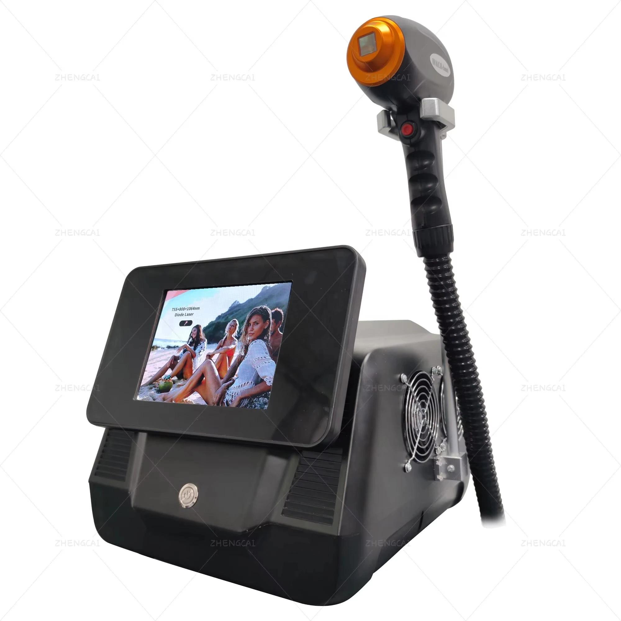 Nouveau Machine d'épilation Laser de bureau professionnel 808nm équipement de beauté Diode Laser