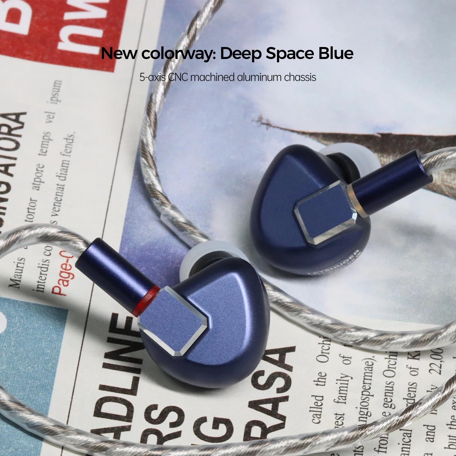 Écouteurs intra-auriculaires filaires Hi-Fi Letshuoer S12 PRO avec transducteur magnétique planaire