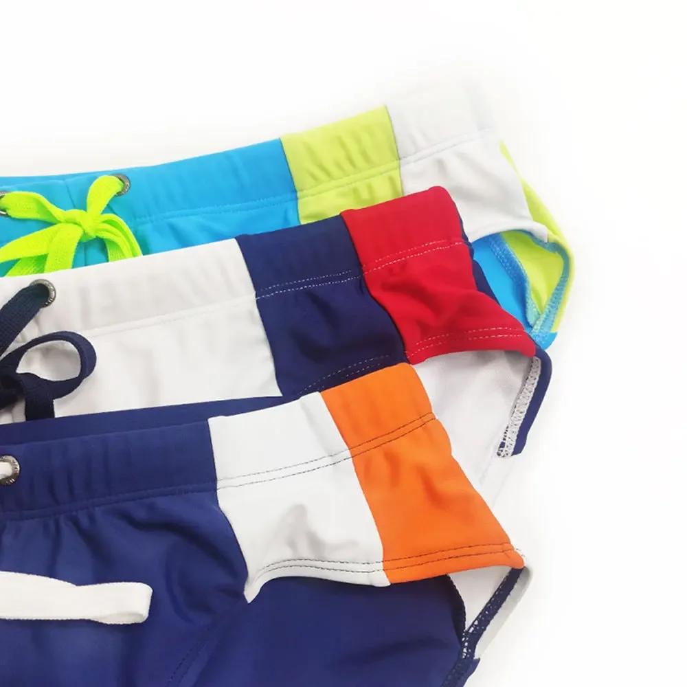 Maillot de bain homme slip taille basse - Tronc court sexy surf natation plage sportif épissage