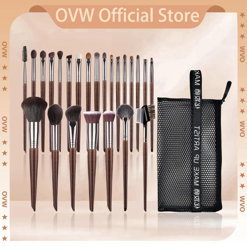 Ensemble de pinceaux de maquillage professionnels OVW 24 pièces adapté aux débutants
