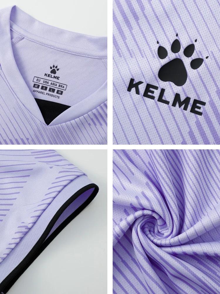 KELME sport T-shirt football entraînement ensemble à manches courtes décontracté en plein air course