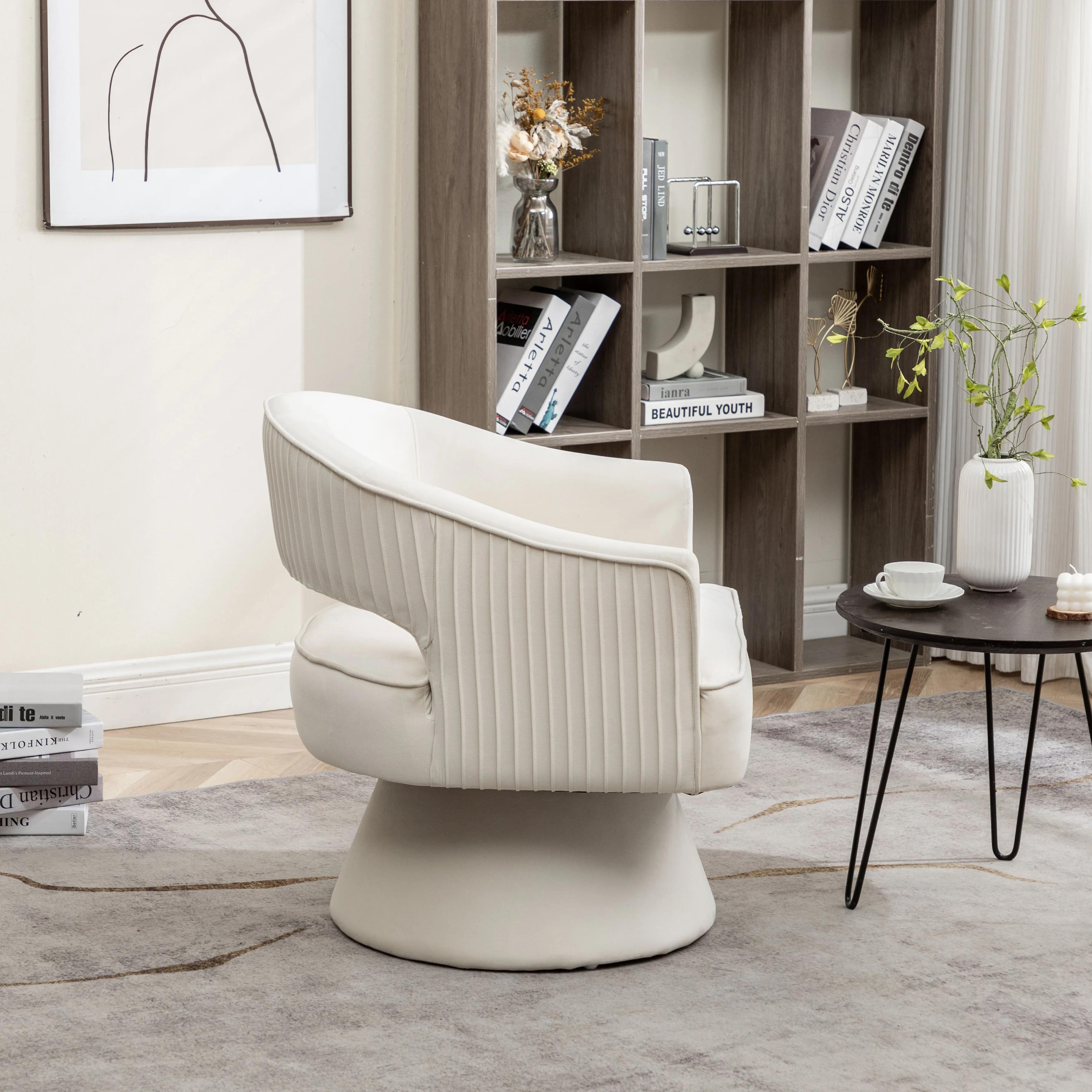 SEYNER-Ensemble de 2 fauteuils à bras en velours Mo.com.br
