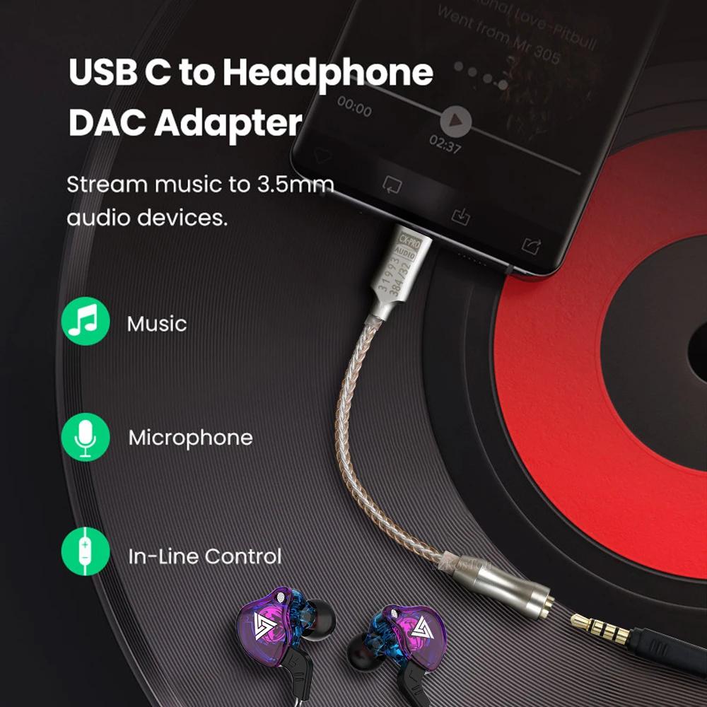 CX31993 USB type-c à 3.5mm interface Audio amplificateur de casque HiFi DAC écouteur amplificateur d